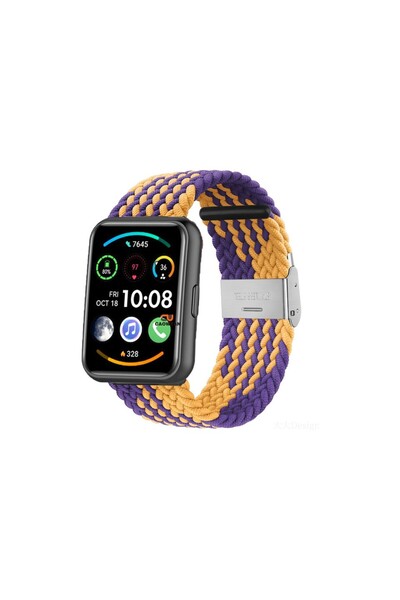 SilverCars Huawei Watch Fit 2 Uyumlu Likralı Spor Kordon – Esnek, Hafif ve Ne...