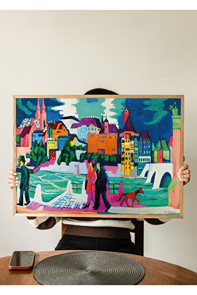 ARTHOUSECOLLECTIVE Sanatçı / Ernst Ludwig Kirchner Koleksiyonu - Yatay - Çerç...