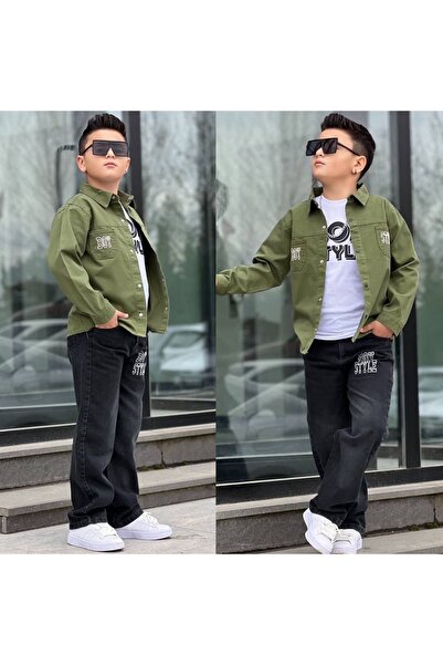 Bisahane Σετ τζιν 3 τεμαχίων για αγόρια, στυλ Boy