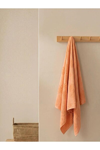 LC Waikiki Coral Patterned Women's Cotton Towel 70X140 cm (S6)
