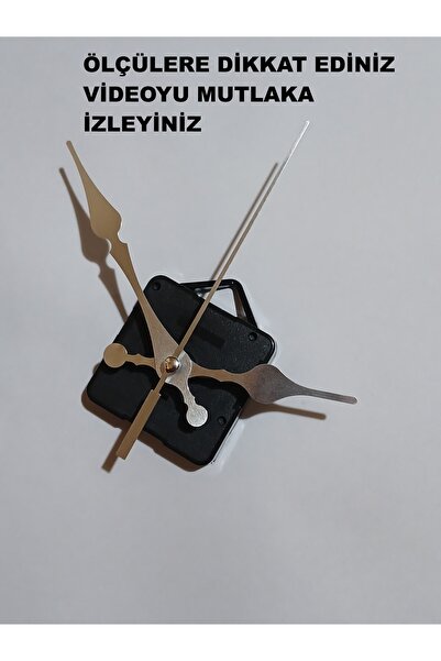 CNR SHOP Saat Mekanizması, 14 mm Şaft Boyu Saat Makinesi Sessiz Çalışır Akrep...