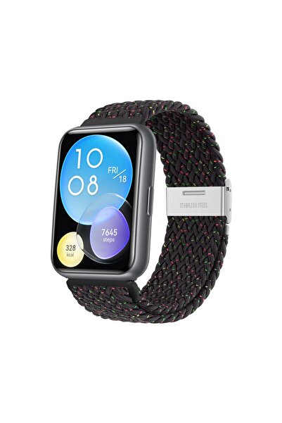 SilverCars Huawei Watch Fit 2 Uyumlu Likralı Spor Kordon – Esnek, Hafif ve Ne...