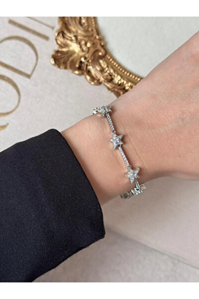 LEROSY CO. Steel Star Bracelet Gold – Special Series Women's Bracelet with Zi...