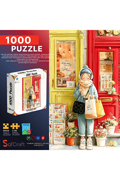 Soi Craft 1000 Parça Puzzle Kulaklığımda Dünya