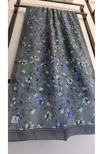 AMİNENESİL Lioren Soft Cotton Shawl Petrol Blue Color