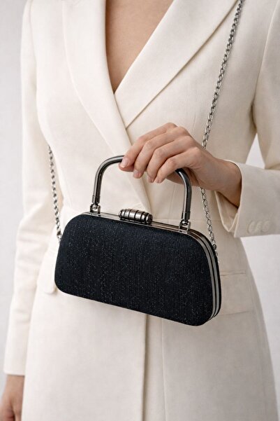 çantamgelsin Women's glittery detailed evening shoulder bag