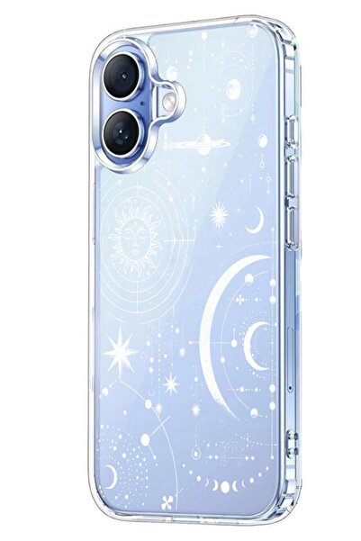 3GEN CASE İphone 17 Kılıf Desenli Lüx Şeffaf Silikon Kılıf