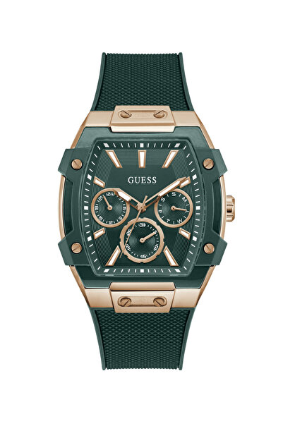 Guess Mens Color Rectangle Analog Watch