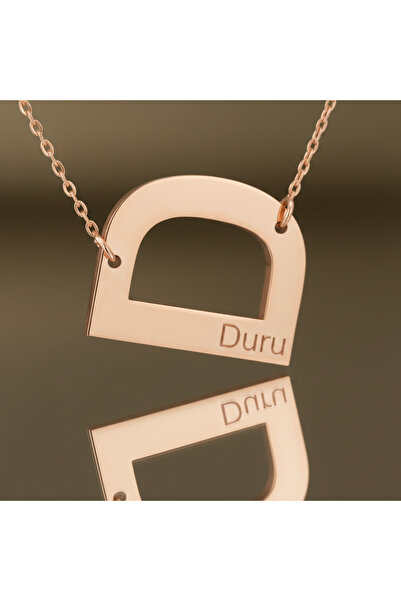 NorthAegean 925 Ayar Gümüş Kişiye Özel Büyük Harf İsim Kolye – Minimal Modern...