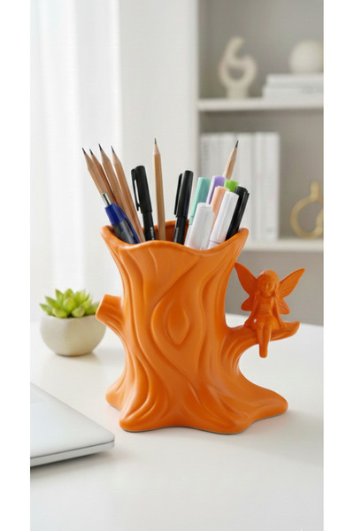 Markasız ucuz Babura Fairy Tale Pen Holder and Makeup Organizer 12X9 cm
