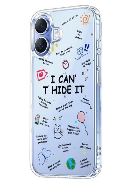 3GEN CASE İphone 17 Kılıf Desenli Lüx Şeffaf Silikon Kılıf