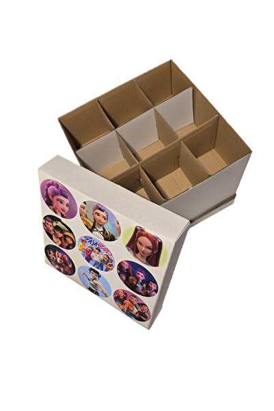 PinaStar Joc petrecere tip Punch box, Model Huntrix, 18 casute, cate 9 casute...