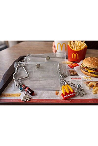 MyVelora El Yapımı Matching Friends Keychain – McDonald’s Fries & Soda Charm