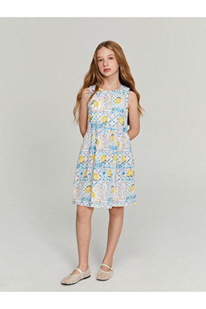 LC Waikiki RMZ GİYİM فستان بناتي بياقة روبا موديل FARKIYA ZERO