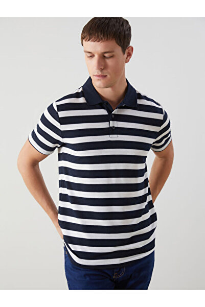 LC Waikiki منتجات فريزن ستور التي لا مثيل لها I تي شيرت رجالي مخطط بأكمام قصي...