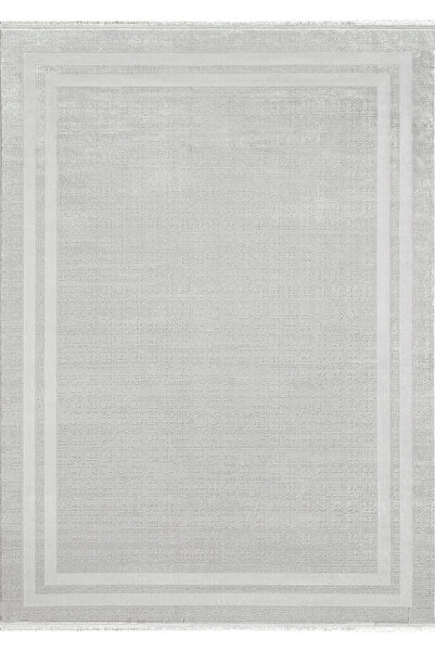 FLORA HALI Magnum Carpet Silky Tufted White Luxury Carpet Natural Viscose Yar...