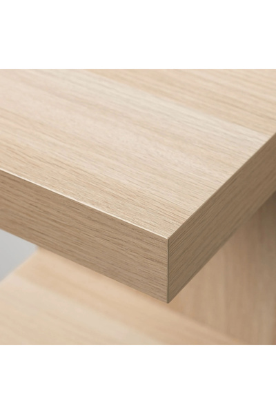 IKEA LACK - Ayaksız Duvar Rafı - Meşe Görünümlü - 30x190 cm