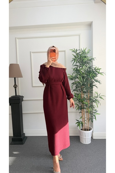 Nisa Nalbantoğlu Tweed Hijab Dress