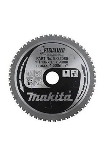 Makita B-23086 - Metal Kesme Daire Testere 136x56 Diş