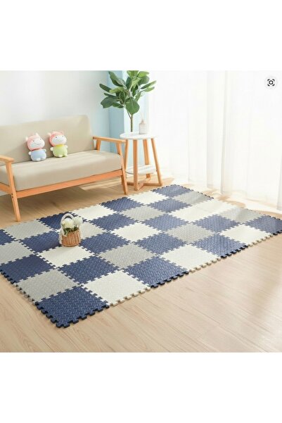 CARPAZAR 9 Parça Set 33x33 13mm Tatami 100x100 Kurulumlu Oyun Spor Halısı Min...