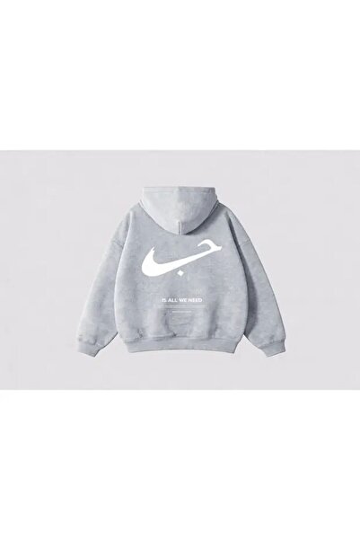 DİVİN Unisix Hoodie Printed Sweat Quality Fabric Modern Oversized Cut