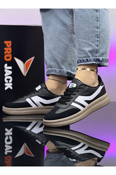 PRO JACK Black and White Orthopedic Daily Women's Senaker Shoes