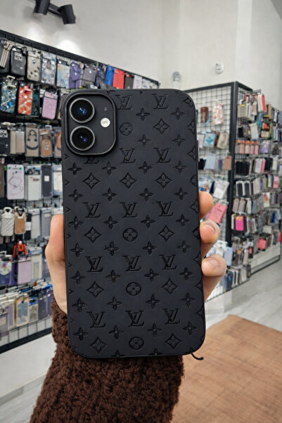 OVADA İphone 12/12 Pro Uyumlu Lv Tasarımlı Telefon Kılıfı