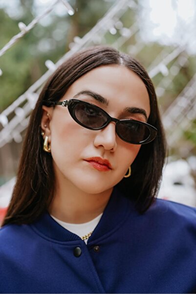 Stil Noktası Gc Black Frame Black Glass Sunglasses