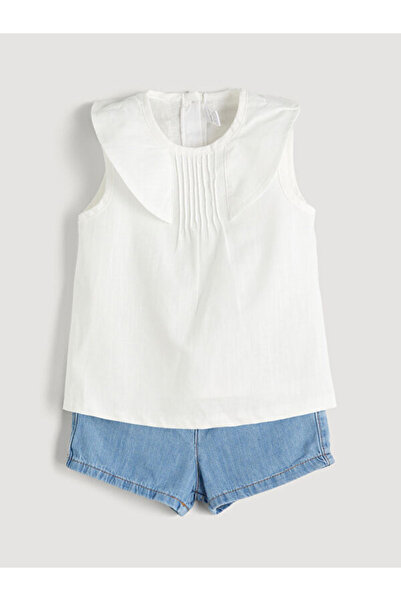 LC Waikiki Timeless Clothing & Timeless Choices Ruffle Roba Collar Baby Girl ...