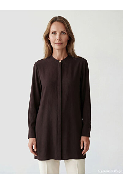 LC Waikiki Timeless Clothing & Timeless Choices Hakim Roba Collar Textured Wo...