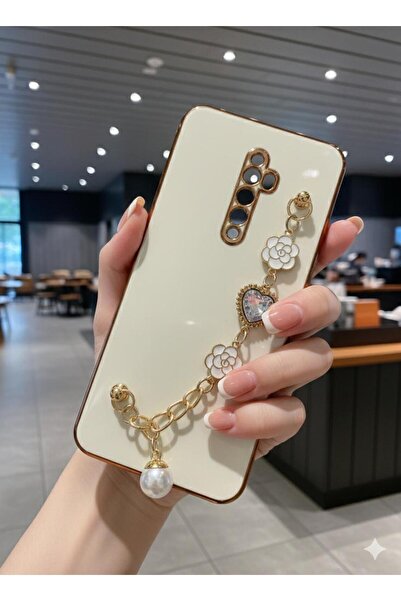 TECNOTREND Oppo Reno 2Z Uyumlu Kılıf El Tutamaçlı Kamera Korumalı Taka Siliko...