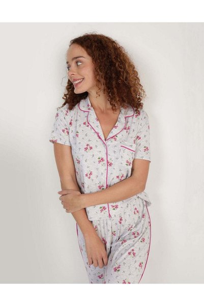 AMERICAN EAGLE Aerie Real Soft® Short Sleeve Pajama Shirt