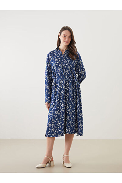 LC Waikiki فستان قميصي مزين بالزهور من Freezen Store