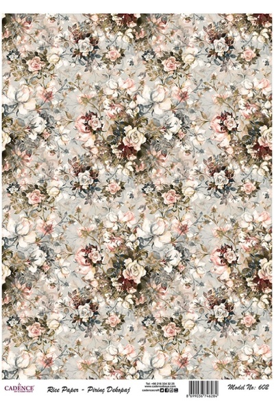 Cadence Pirinç Dekopaj Kağıdı 29x42cm No:602
