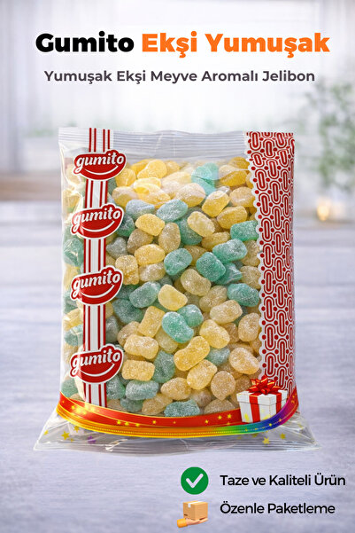 gumito Ekşi Yumuşak Jelibon 1000 gr