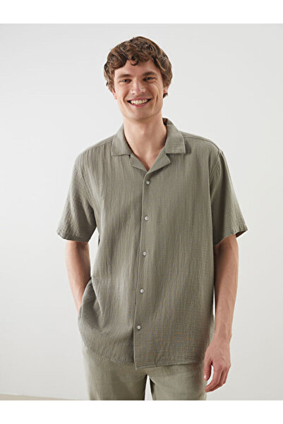 LC Waikiki Ανδρικό κοντομάνικο πουκάμισο Standard Fit