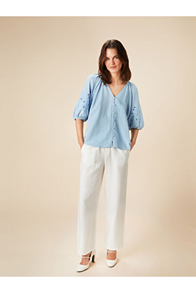 LC Waikiki Timeless Clothing & Zamansız Seçimler Beli Kordonlu Kadın Pantolon