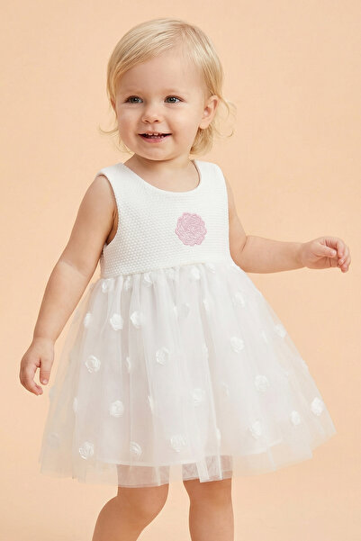 Tuabella Girl's Tulle Dress Birthday Special Occasion Dress