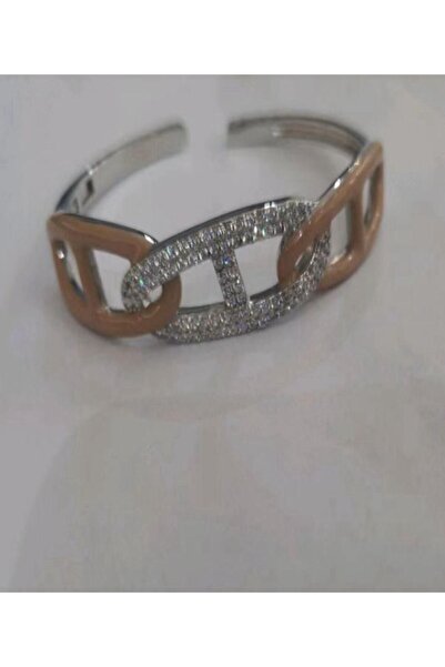 FUFOLUS Elegant interlocking ring bracelet