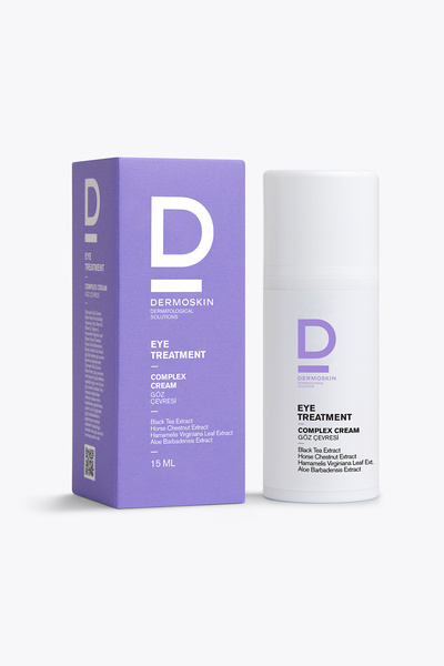 Dermoskin كريم العناية بالعين المعزز لتعزيز حاجز الرطوبة حول العين، مضاد للشي...