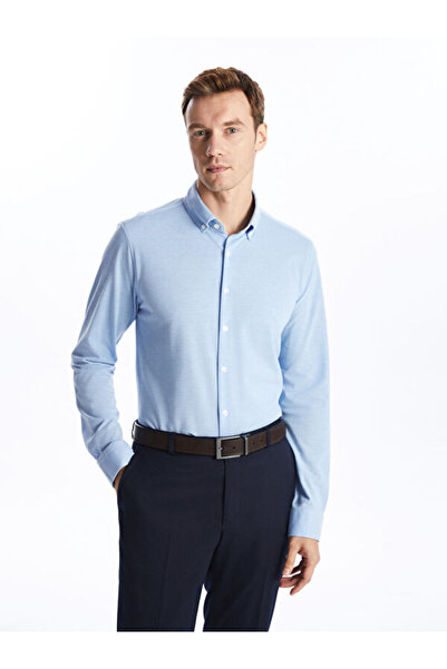 LC Waikiki Slim Fit Long Sleeve Oxford Men's Shirt