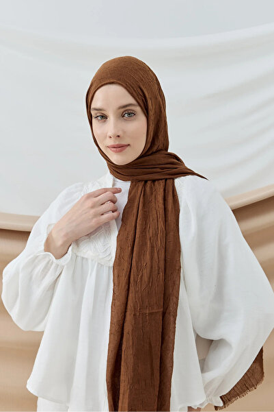 MODA KAŞMİR01 Likya Kaymayan Bambu Şal renk kahverengi – 4 Mevsim Nefes Alan ...