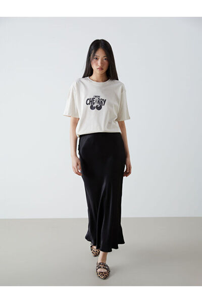 LC Waikiki Slim Fit Satin Women's Skirt