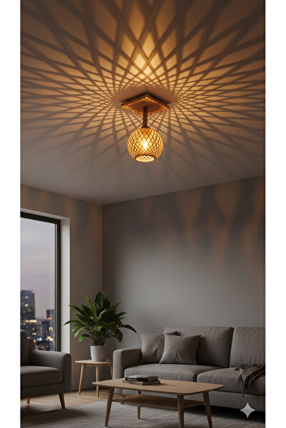 miragül Rustik Tekli Avize