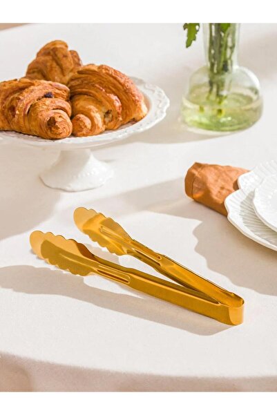 LC Waikiki Yellow Metal Serving Spoon (S6)