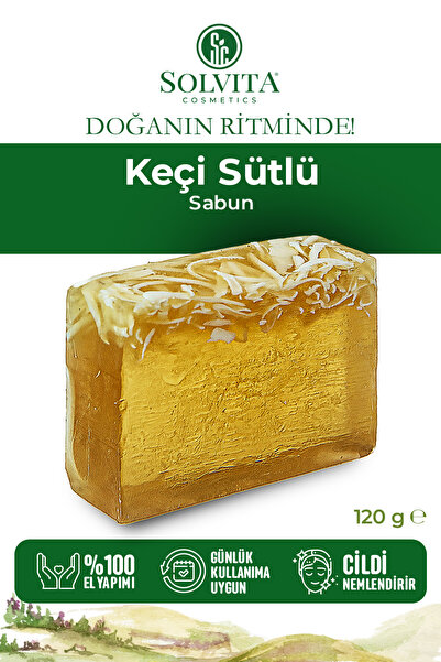 Keçi Sütlü %100 El Yapımı Gliserinli Sabun – Günlük Bakım & Yumuşak Temizlik | 120 gr