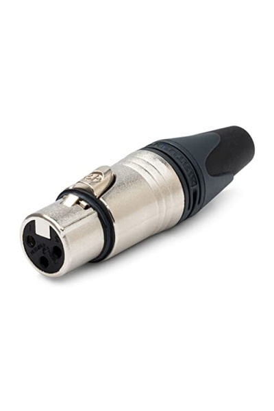 markentegra Siyah Renkli NC3FXX XLR Kaplin - 3 Kutuplu