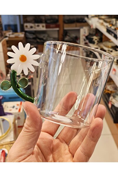 KESEN ZÜCCACİYE Papatya Double Glass Mug Set