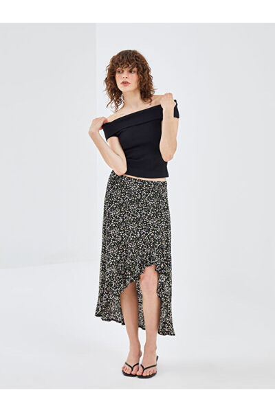 LC Waikiki منتجات فريزن ستور التي لا مثيل لها: تنورة نسائية مزينة بالزهور مع ...