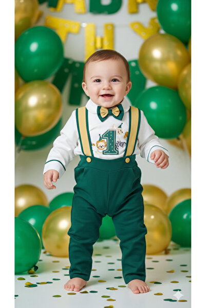 KidsLand Erkek safari salopet takımı